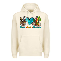 Tofu peace love whiskey Premium Hoodie - AdoDesignShop