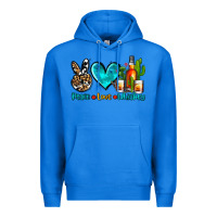 True Royal peace love whiskey Premium Hoodie - AdoDesignShop