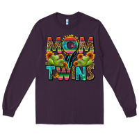Plum mom of twins Long Sleeve Tee - Zillion Design Studio