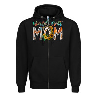Black world is best mom Zipper Hoodie - RacoonDesign