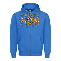 True Royal world is best mom Zipper Hoodie - RacoonDesign