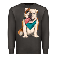 Smoke english bulldog Premium Sweatshirt - Artiststas