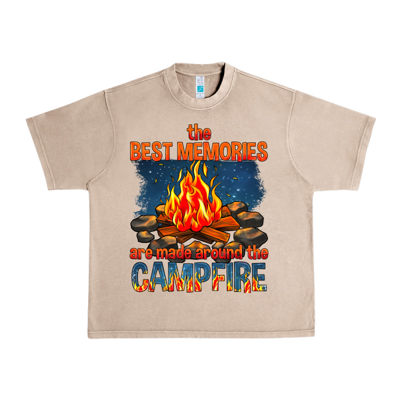 The Best Memories Are Made Around The Campfire Urban Heavy Tee by texasbilliewilder | Teevron
