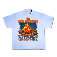 Grape Ice the best memories are made around the campfire Urban Heavy Tee - texasbilliewilder