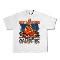 Lunar Rock the best memories are made around the campfire Urban Heavy Tee - texasbilliewilder