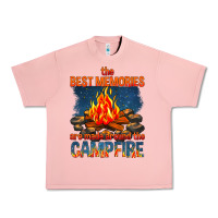 Salmon the best memories are made around the campfire Urban Heavy Tee - texasbilliewilder