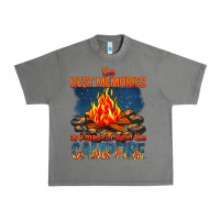 Tornado the best memories are made around the campfire Urban Heavy Tee - texasbilliewilder