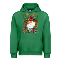 Emerald Howdy Santa Urban Hoodie - NancyCooperArtShop