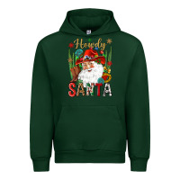 Forest Green Howdy Santa Urban Hoodie - NancyCooperArtShop