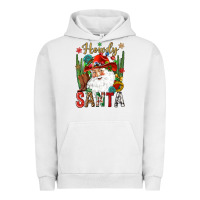 Pigment Lunar Rock Howdy Santa Urban Hoodie - NancyCooperArtShop