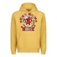 Antique Gold cupids favorite nurse Premium Hoodie - MaliasSmallBusiness