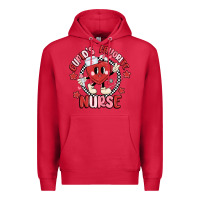 Cardinal cupids favorite nurse Premium Hoodie - MaliasSmallBusiness