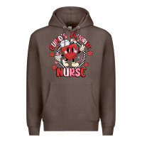 Coffee cupids favorite nurse Premium Hoodie - MaliasSmallBusiness