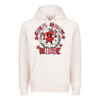 Pale Pink cupids favorite nurse Premium Hoodie - MaliasSmallBusiness