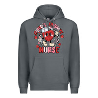 Rock cupids favorite nurse Premium Hoodie - MaliasSmallBusiness