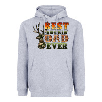 Heather Grey best buckin' dad ever Heavyweight Hoodie - Artiststas