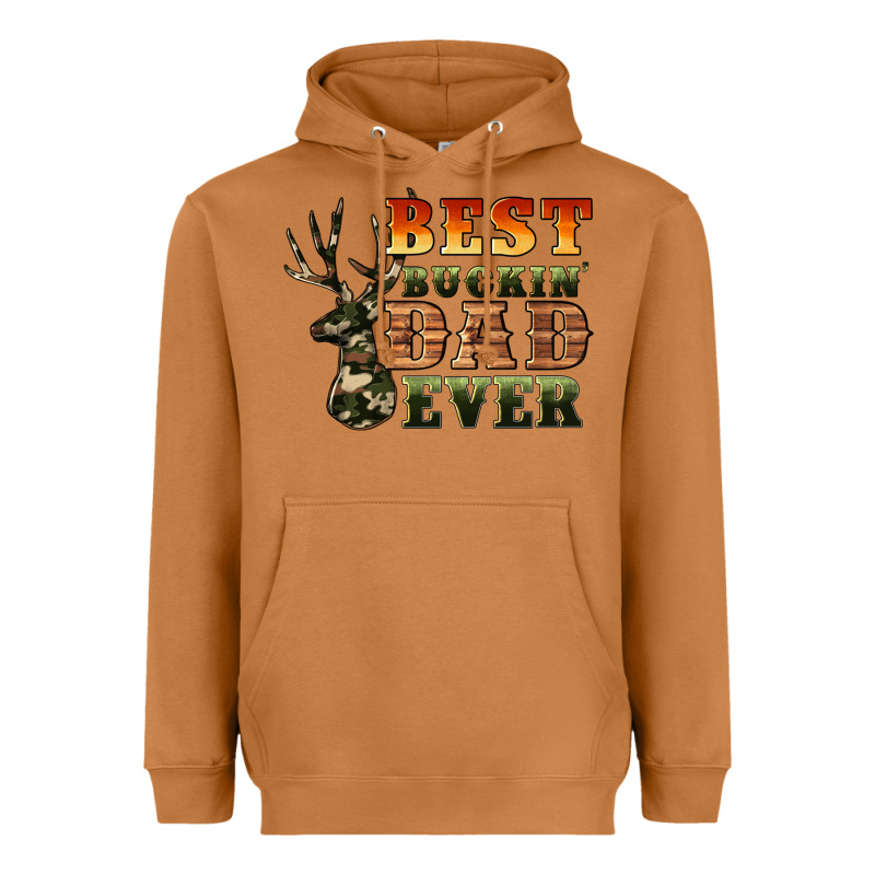 Best Buckin' Dad Ever Heavyweight Hoodie by Artiststas | Teevron