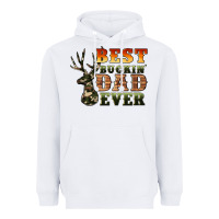 White best buckin' dad ever Heavyweight Hoodie - Artiststas