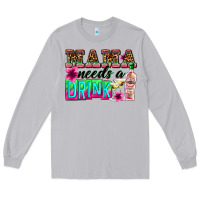 Moon Dust mama needs a drink Long Sleeve Tee - Zillion Design Studio