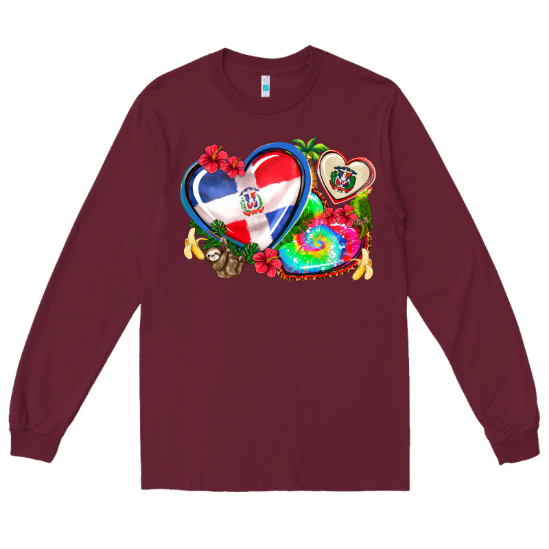 Western Leopard  Dominican Republic  Hearts Long Sleeve Tee by AdoDesignShop | Teevron