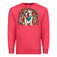 Cardinal english bulldog floral rainbow Premium Sweatshirt - Artiststas