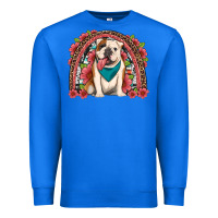 True Royal english bulldog floral rainbow Premium Sweatshirt - Artiststas