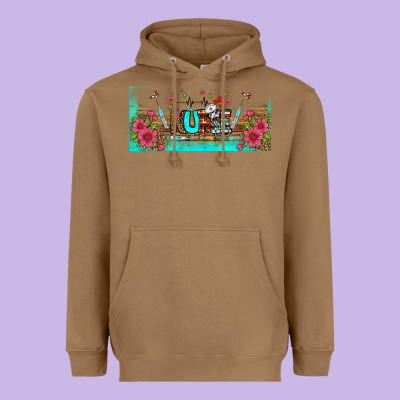 Western Nurse Libbey Glass Heavyweight Hoodie Designed By Bundleandbundleshop