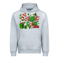Heather Grey Candy Cane Crew Urban Hoodie - MaliasSmallBusiness