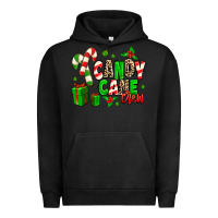 Pigment Black Candy Cane Crew Urban Hoodie - MaliasSmallBusiness
