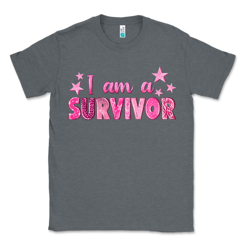 I Am A Survivor Breast Cancer Classic Tee by texasbilliewilder | Teevron