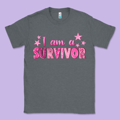 I Am A Survivor Breast Cancer Classic Tee Designed By Texasbilliewilder