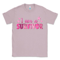 Lilac I Am a Survivor Breast Cancer Classic Tee - texasbilliewilder