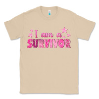 Mushroom I Am a Survivor Breast Cancer Classic Tee - texasbilliewilder