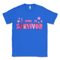 True Royal I Am a Survivor Breast Cancer Classic Tee - texasbilliewilder