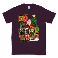 Plum Christmas Trex Ho Ho Ho Santa Classic Tee - FaDigitalArtStudio