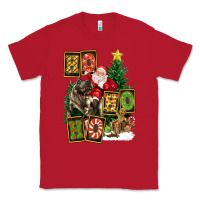 Christmas Trex Ho Ho Ho Santa Classic Tee | Teevron