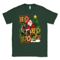 Sports Green Christmas Trex Ho Ho Ho Santa Classic Tee - FaDigitalArtStudio