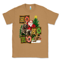 Toasted Coconut Christmas Trex Ho Ho Ho Santa Classic Tee - FaDigitalArtStudio