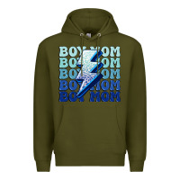Army Green boy mom Premium Hoodie - MaliasSmallBusiness