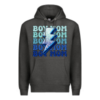 Charcoal Heather boy mom Premium Hoodie - MaliasSmallBusiness