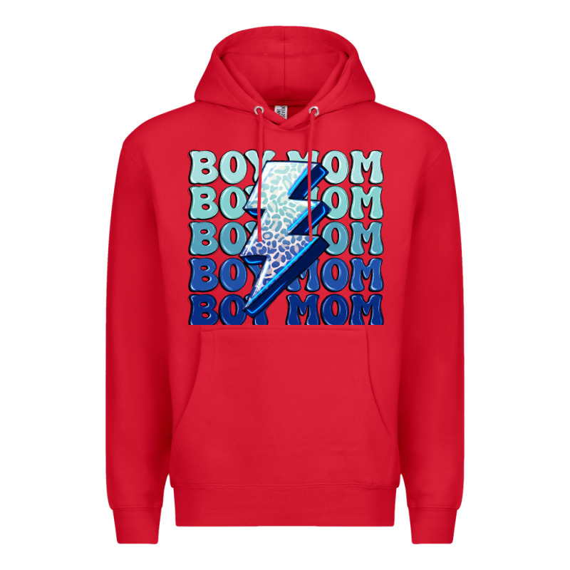 Boy Mom Premium Hoodie by MaliasSmallBusiness | Teevron