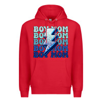 Red boy mom Premium Hoodie - MaliasSmallBusiness