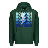 Sports Green boy mom Premium Hoodie - MaliasSmallBusiness