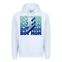 White boy mom Premium Hoodie - MaliasSmallBusiness