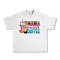 Lunar Rock mama needs coffee Urban Heavy Tee - Zillion Design Studio