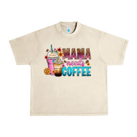 Sandshell mama needs coffee Urban Heavy Tee - Zillion Design Studio