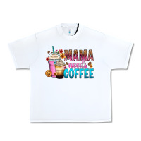 White mama needs coffee Urban Heavy Tee - Zillion Design Studio