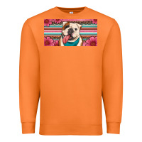 Carrot english bulldog floral license plate Premium Sweatshirt - Artiststas