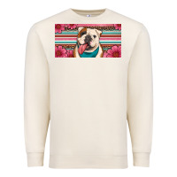 Sandshell english bulldog floral license plate Premium Sweatshirt - Artiststas