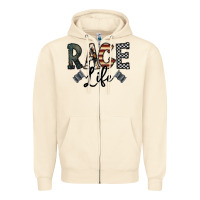 Sandshell race life Zipper Hoodie - CowhideDigitalArt